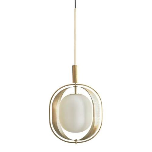 Perle Pendant, Brass