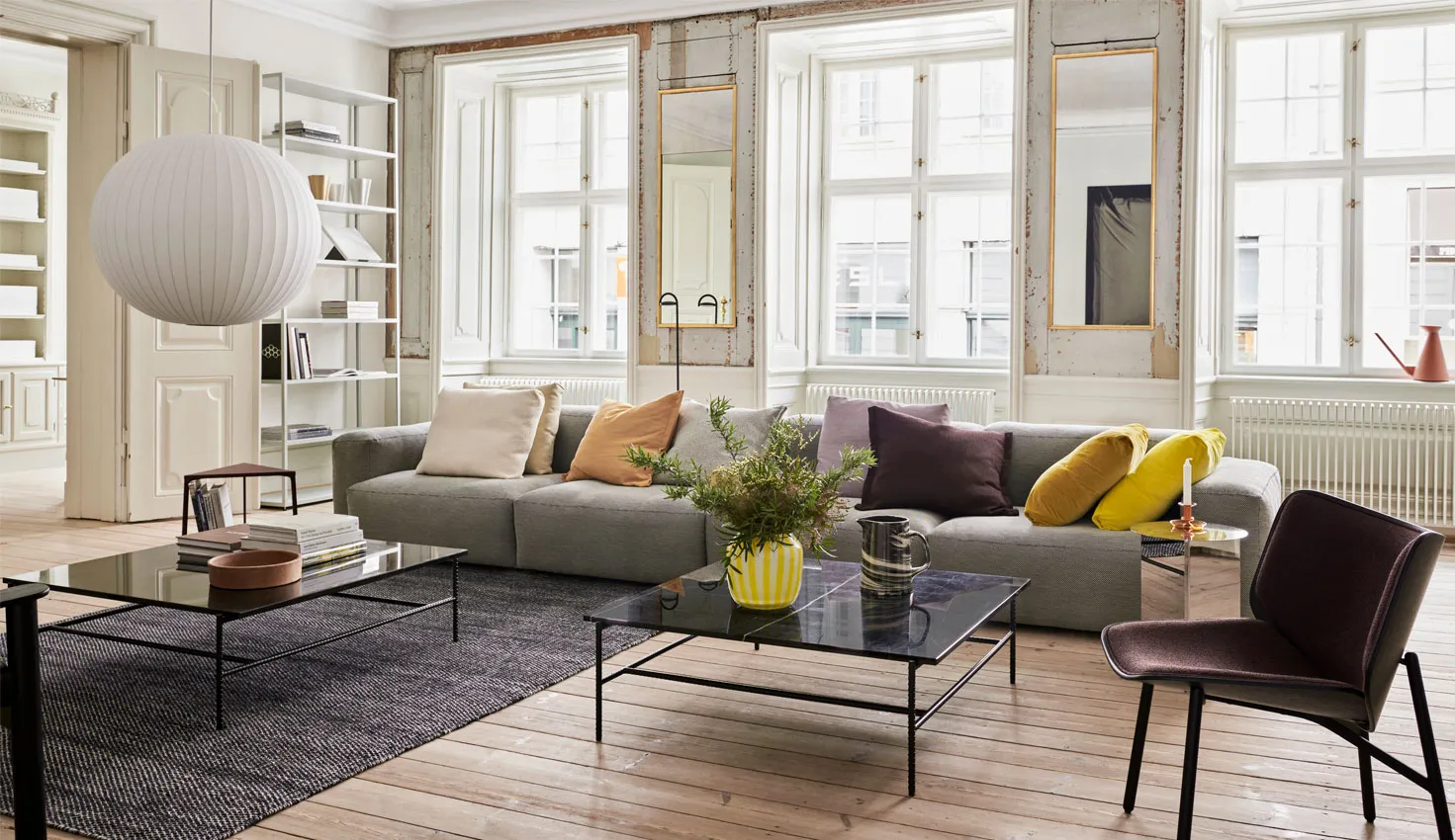 Zuiverheid Bolvormige Hanglamp, 680 Mm | Lights & Lamps Zuiverheid Bolvormige Hanglamp, 680 Mm - Afbeelding 4