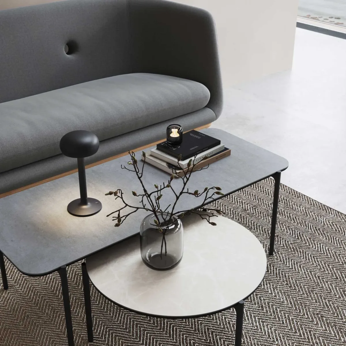 Sassi Portable Lamp, Black - Image 3