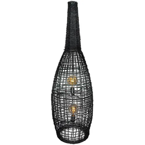 Zeewier Vloerlamp, Zwart