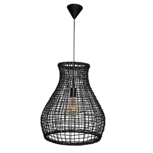 Zeewier Hanglamp 49 cm, Zwart