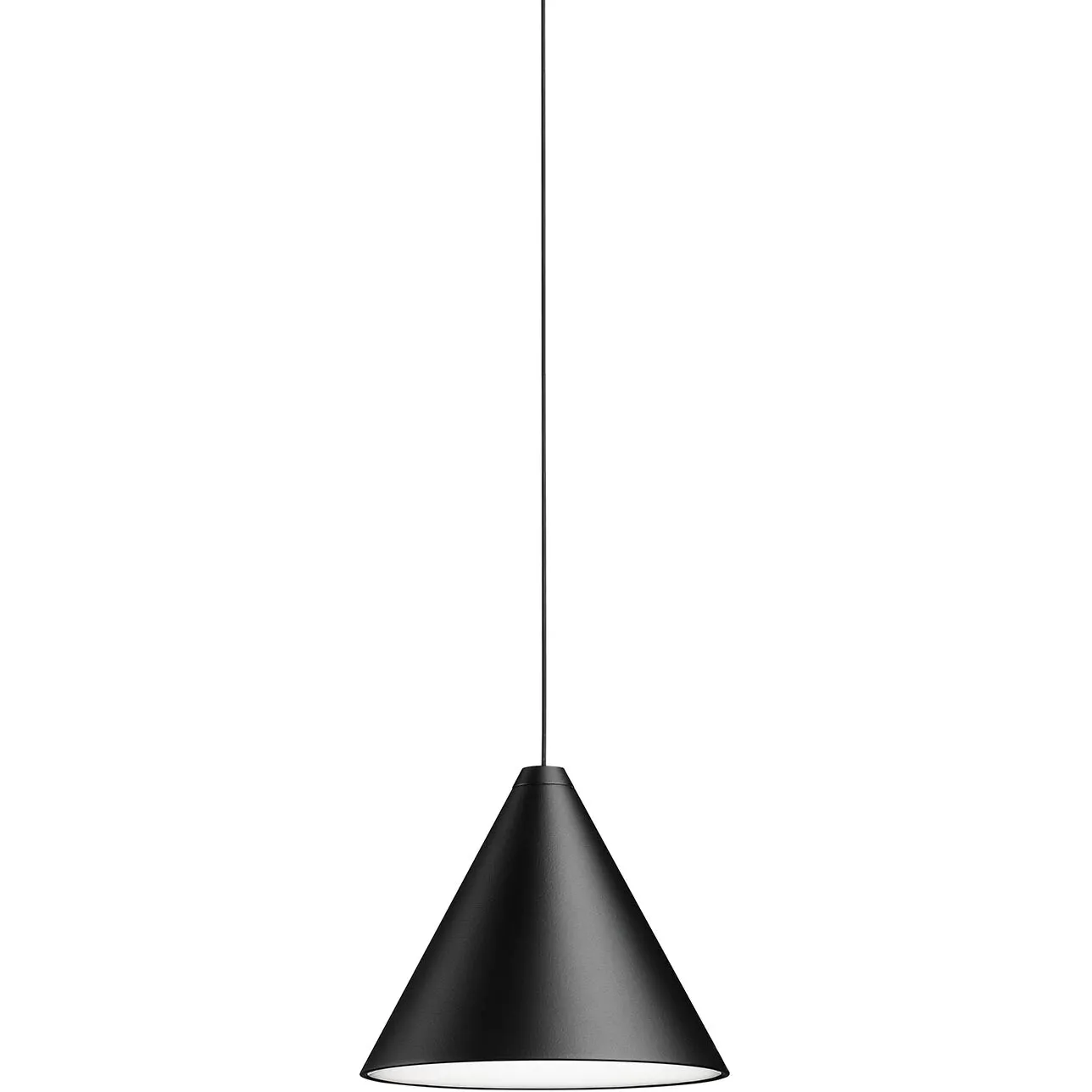 String Light Conic Pendant 12M Dimmable With Soft Touch, Black | Lights & Lamps String Light Conic Pendant 12M Dimmable With Soft Touch, Black