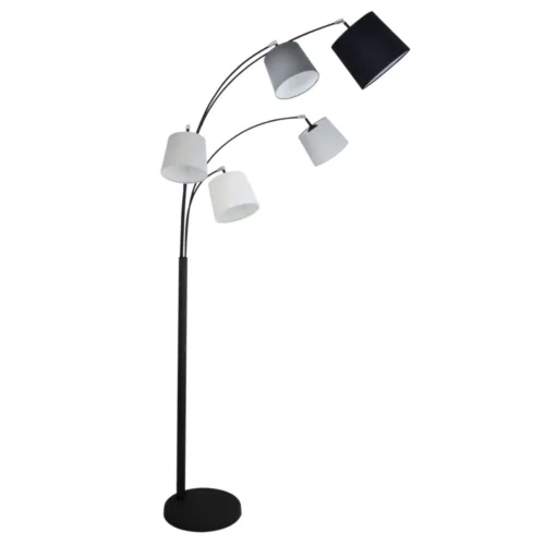 Titane Vloerlamp H200Cm, Zandzwart