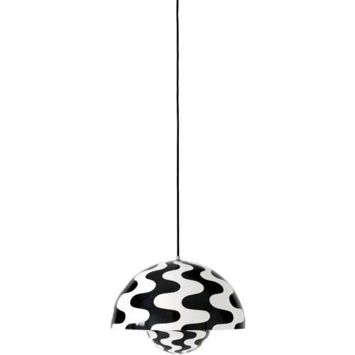 Toadstool LP8 Pendant, Black / White