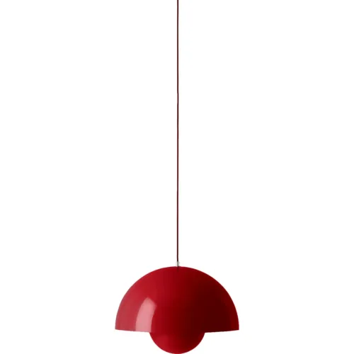 Toadstool VP2 Hanglamp, Vermiljoenrood