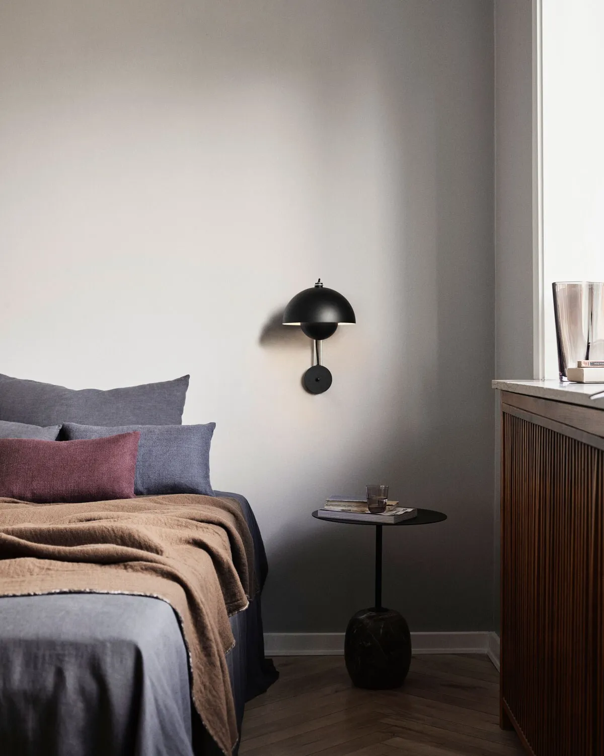 Toadstool VP8 Wall Lamp, Matte Black | Lights & Lamps Toadstool VP8 Wall Lamp, Matte Black - Image 3