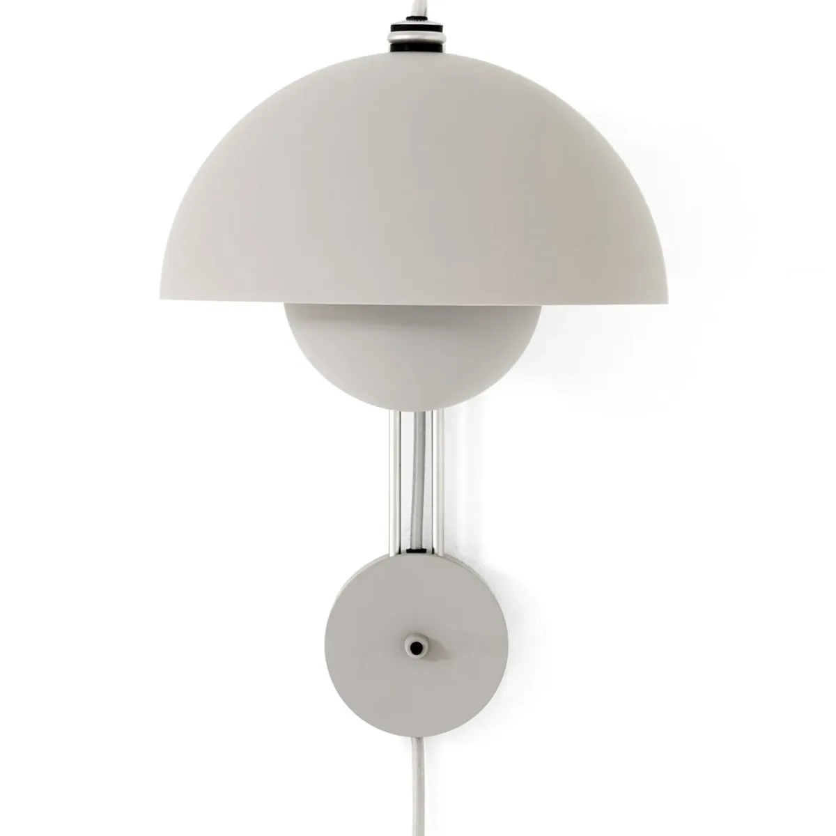 Toadstool VP8 Wall Lamp, Matte Light Grey - Image 2
