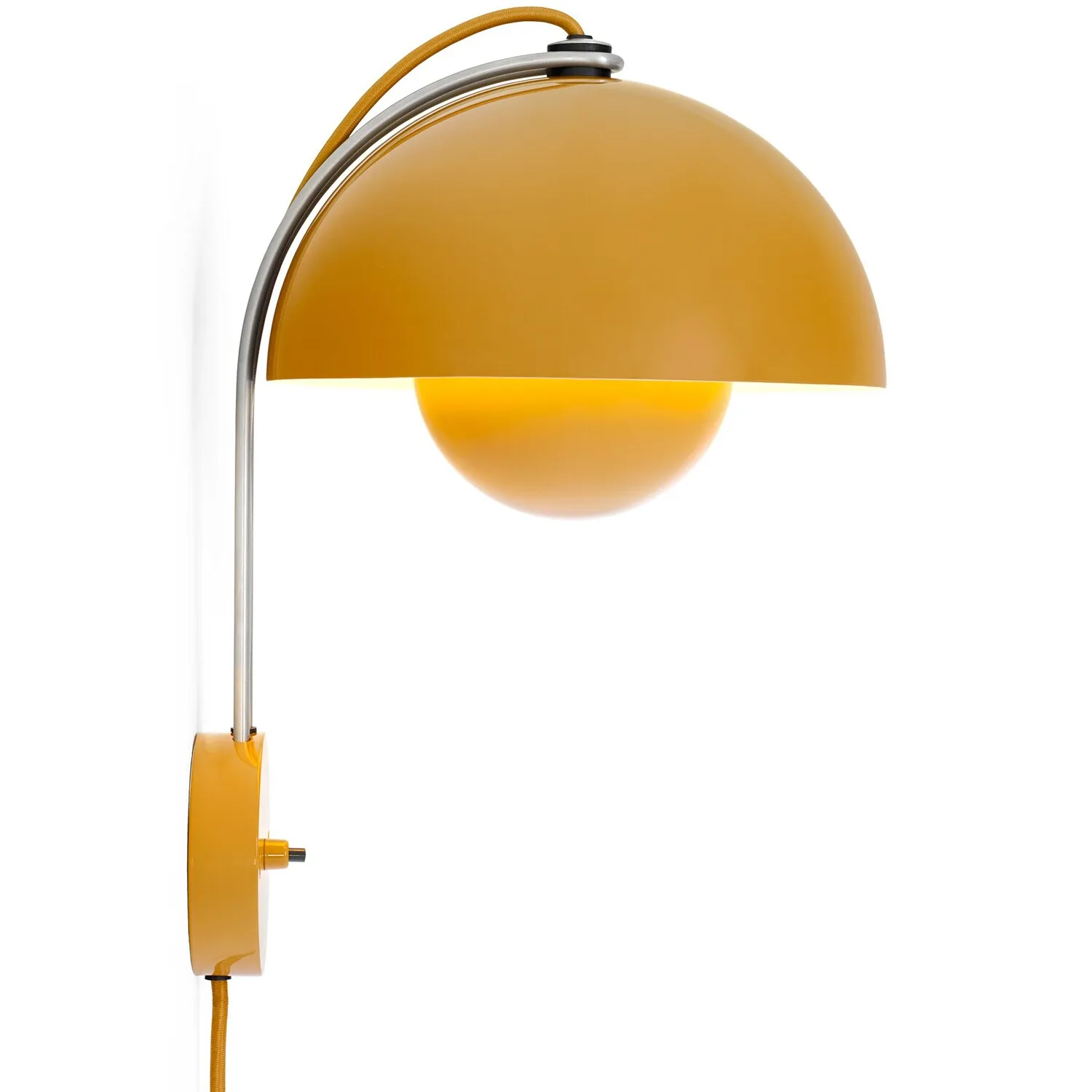 Toadstool VP8 Wandlamp, Mosterd | Lights & Lamps Toadstool VP8 Wandlamp, Mosterd - Afbeelding 2