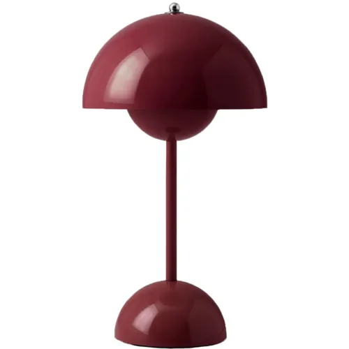 Toadstool VP9 Tafellamp Draagbaar Met Magnetische Oplaadkabel, Donker Pruim