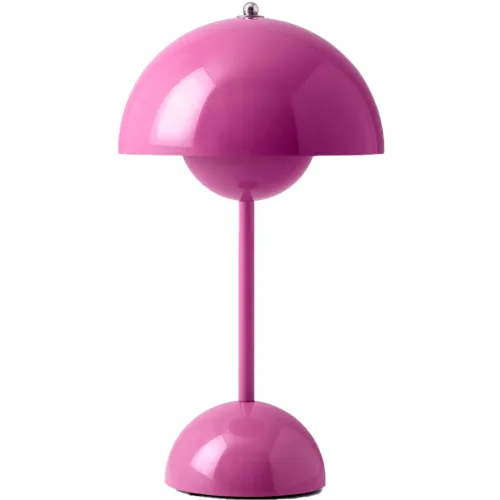 Toadstool VP9 Tafellamp Draagbaar Met Magnetische Oplaadkabel, Pittig Roze