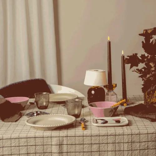 Toscani Draagbare Lamp Ø11,7 cm, Robijnrood