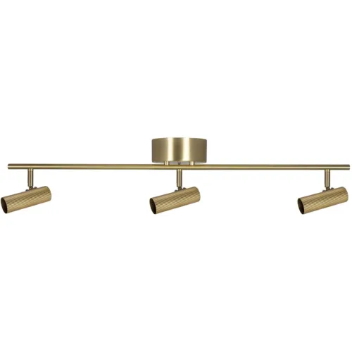 Tranzlect 3 Long Ceiling Lamp, Brushed brass