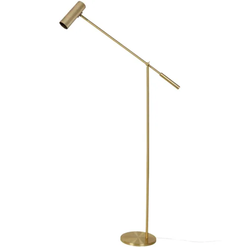 Tranzlect Vloerlamp, Geborsteld Messing