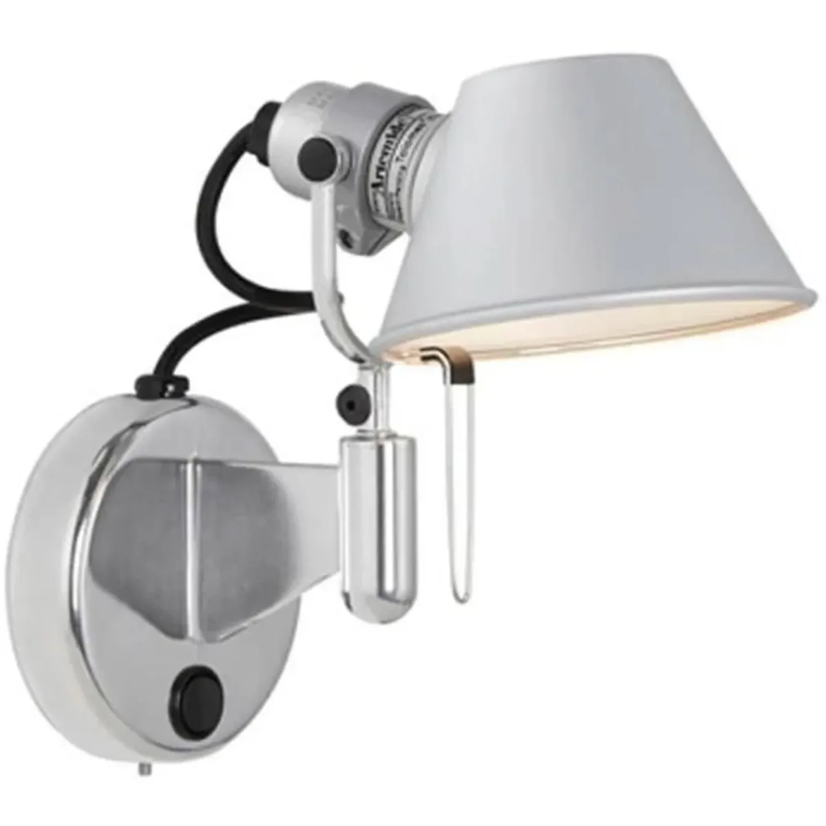 Tribullo Micro Faretto Wall Lamp, Aluminium