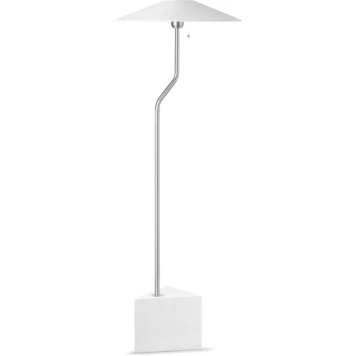 Trigometric Stehlampe, Weiß Glazed Ash