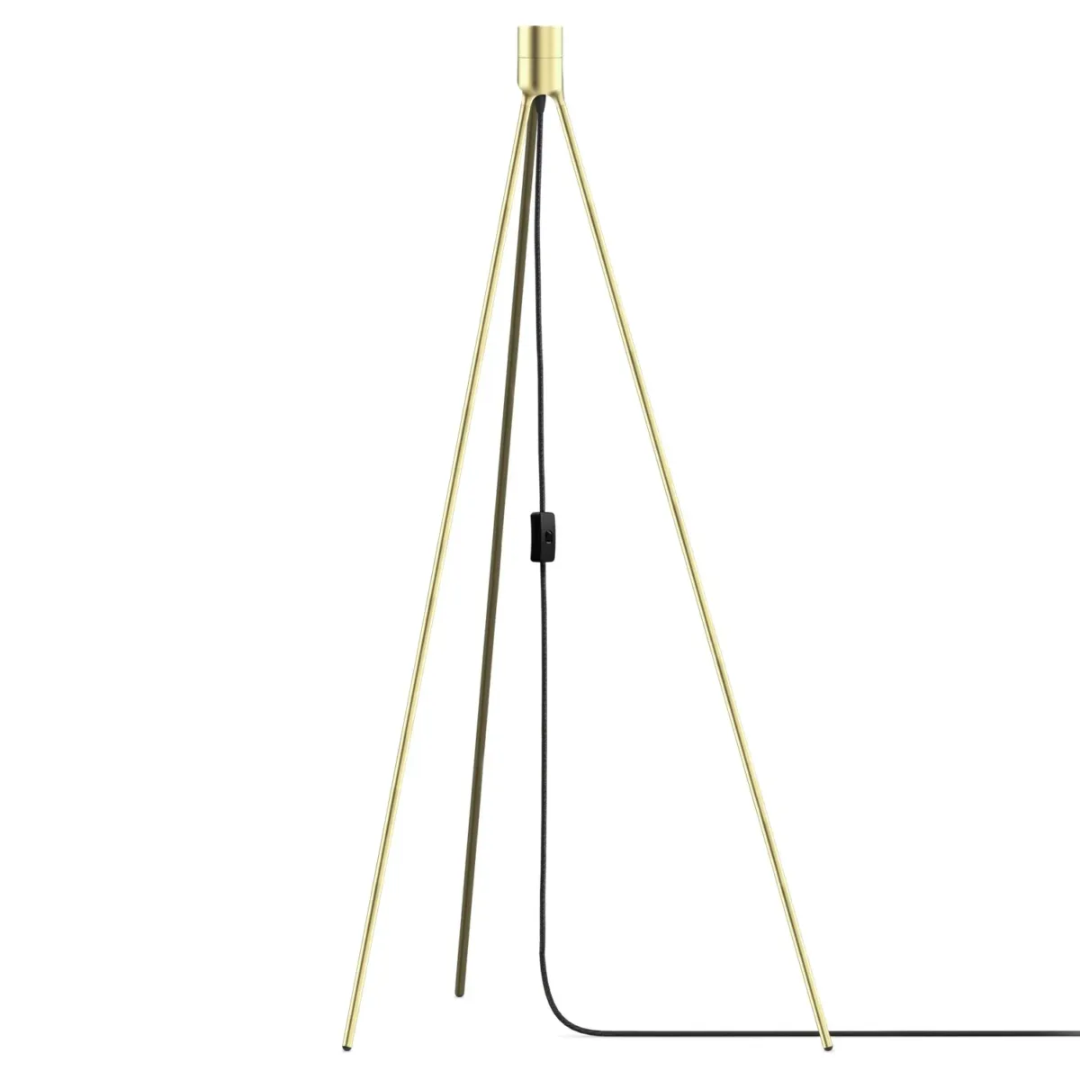 Tripod Stehlampe Stand, Gebürstetes Messing
