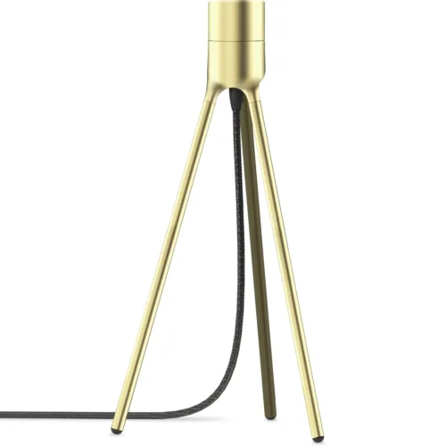 Tripod Tischlampe Stand, Gebürstetes Messing