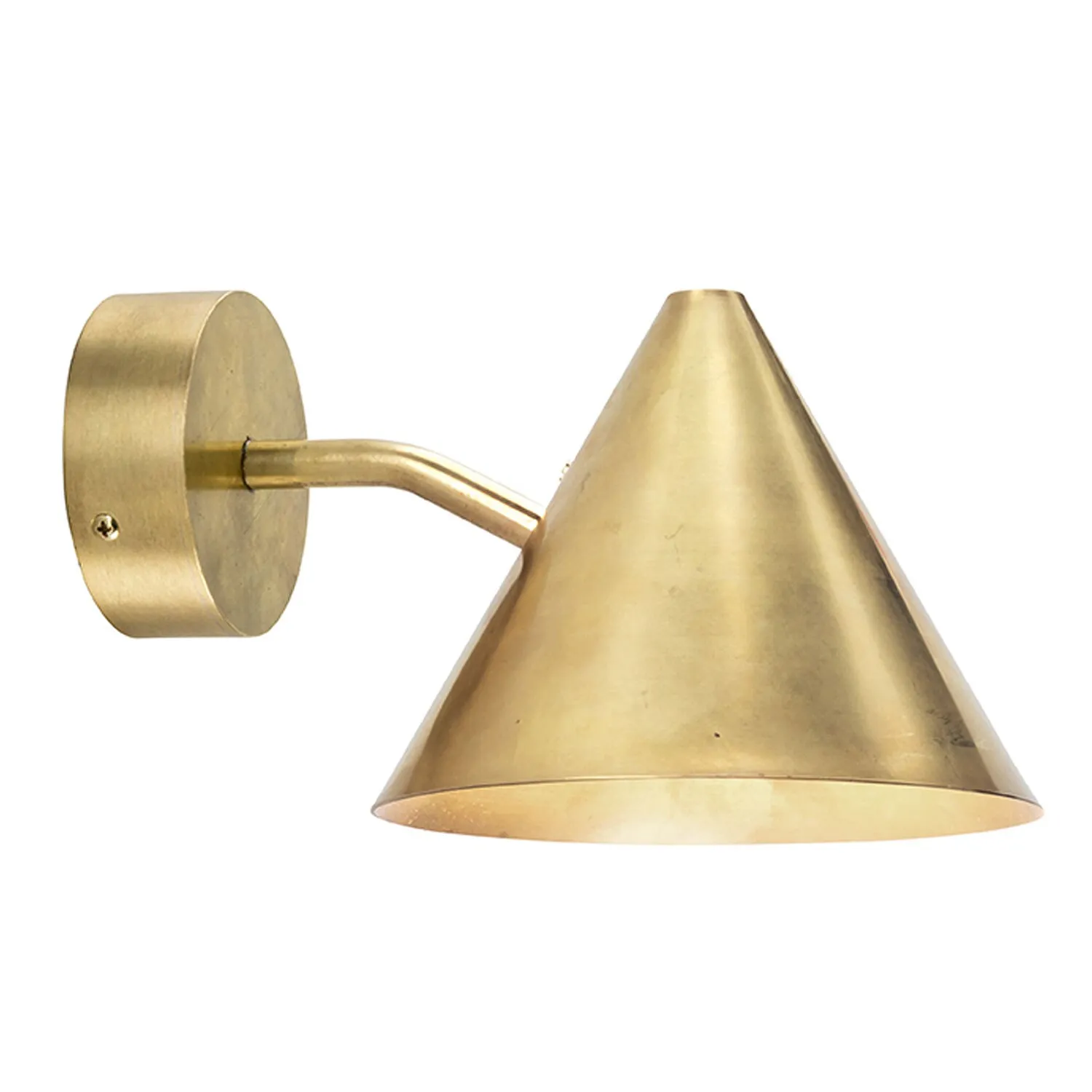 Triton Mini Wandlamp LED, Raw Brass | Lights & Lamps Triton Mini Wandlamp LED, Raw Brass