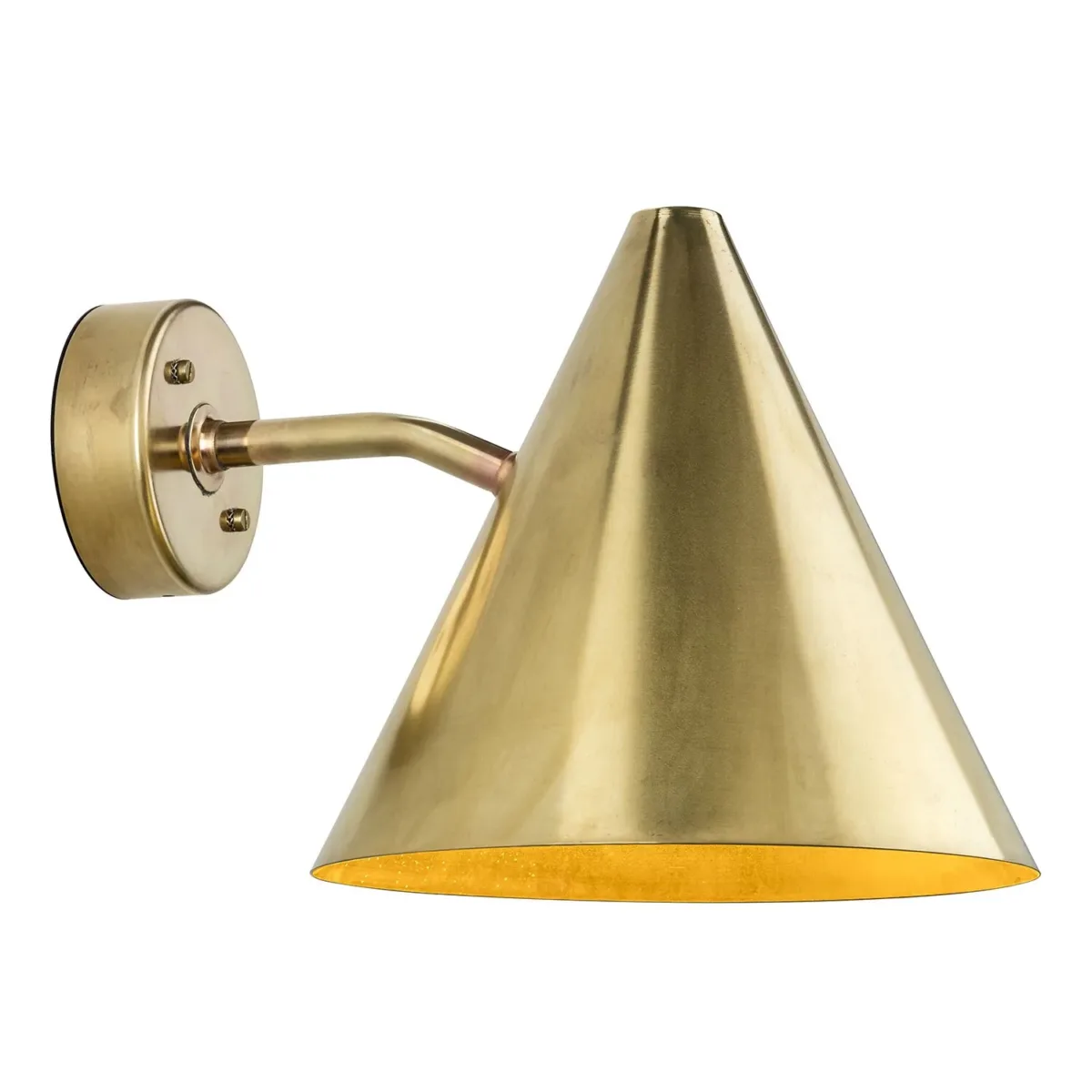 Triton Wandleuchte, RAW Messing