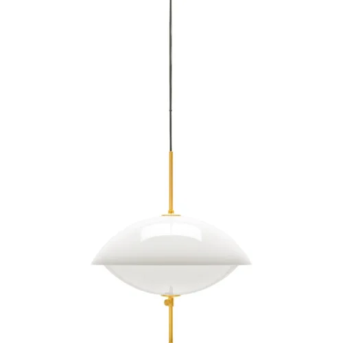 Triva Hängelampe Weiß / Brass, 440 mm