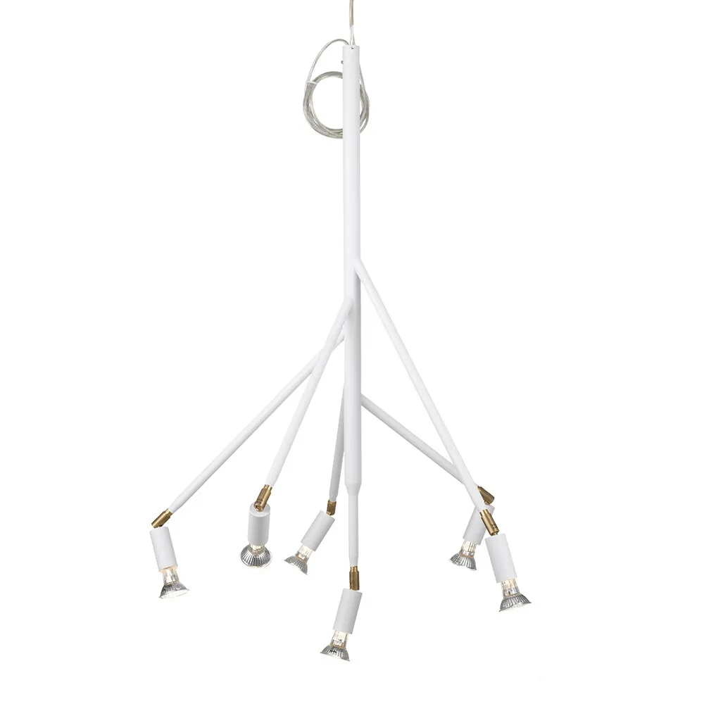 Twig 6 Hanglamp, Wit | Lights & Lamps Twig 6 Hanglamp, Wit