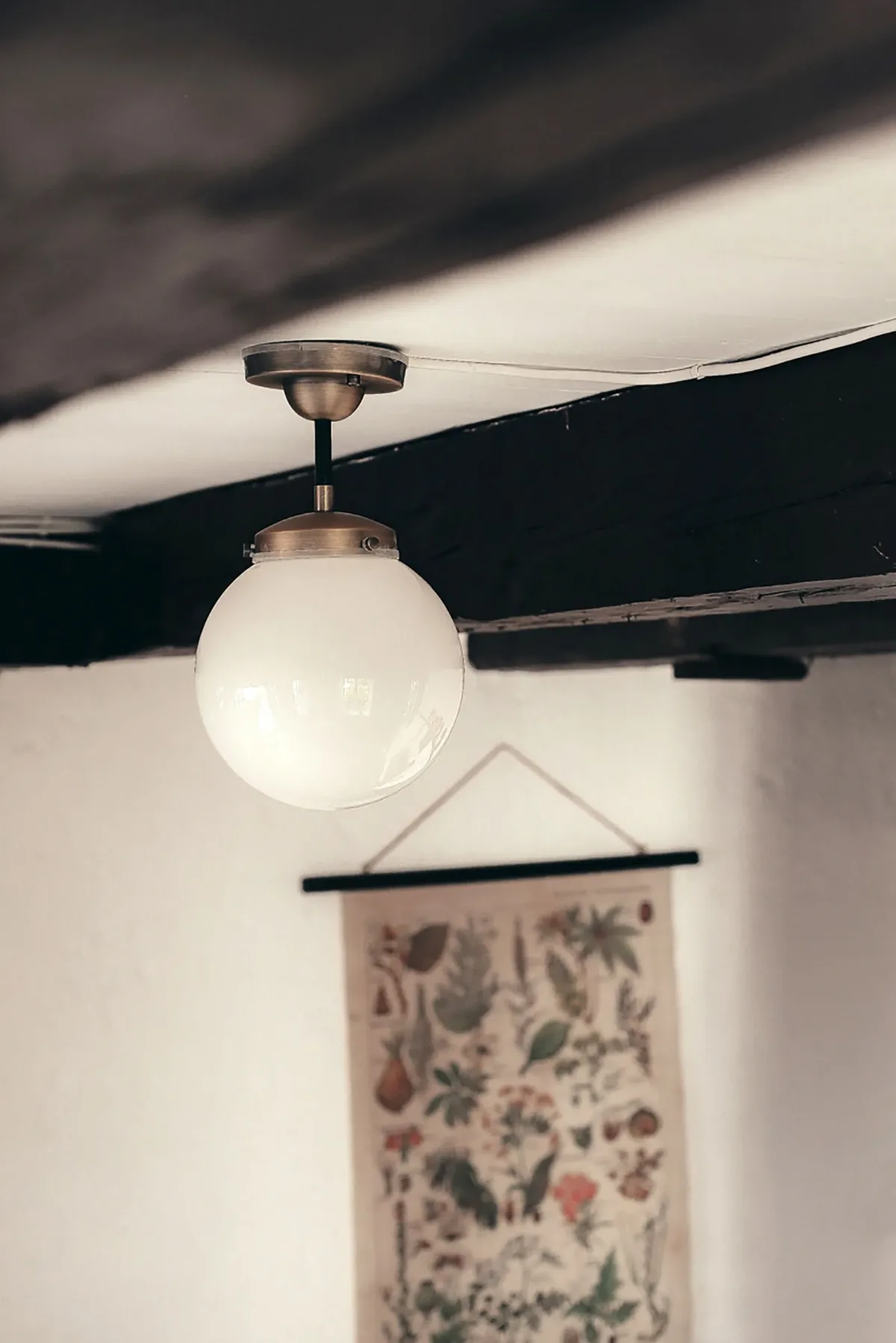 Urbanite Taklampe, Antikk Messing / Hvit - Bilde 4