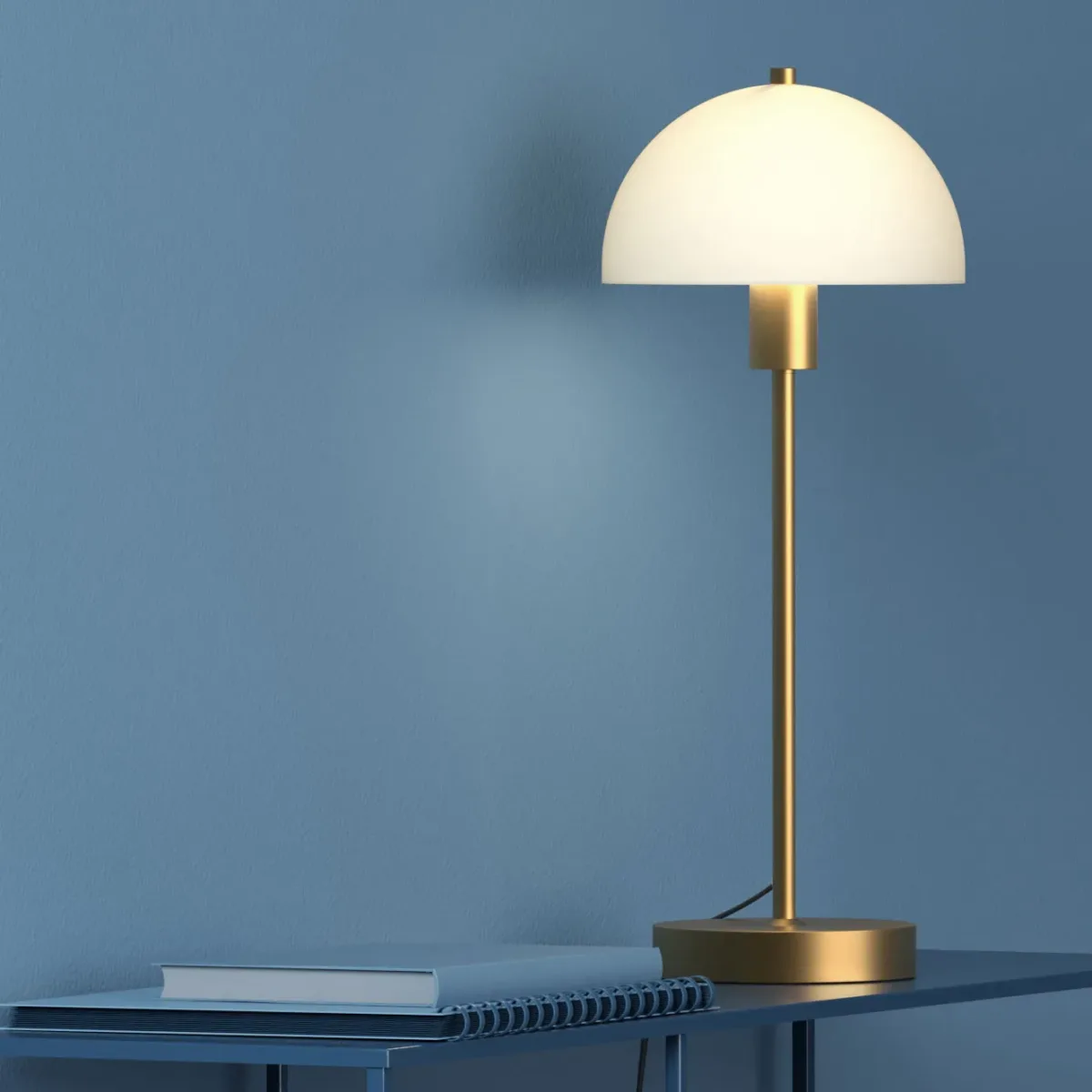 Vernac Tischlampe, Messing – Bild 2