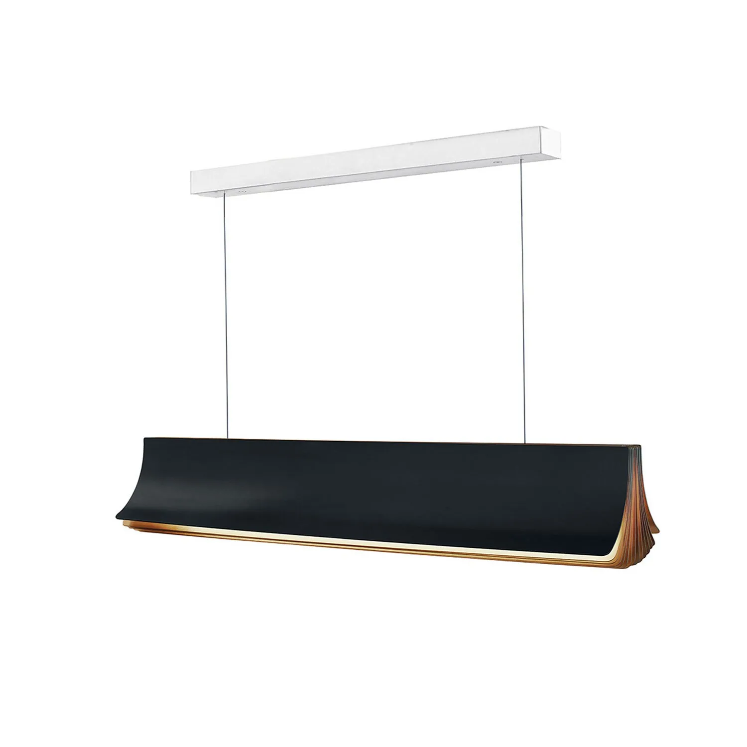 Vernicci Hanglamp 2, Zwart/Goud | Lights & Lamps Vernicci Hanglamp 2, Zwart/Goud - Afbeelding 4