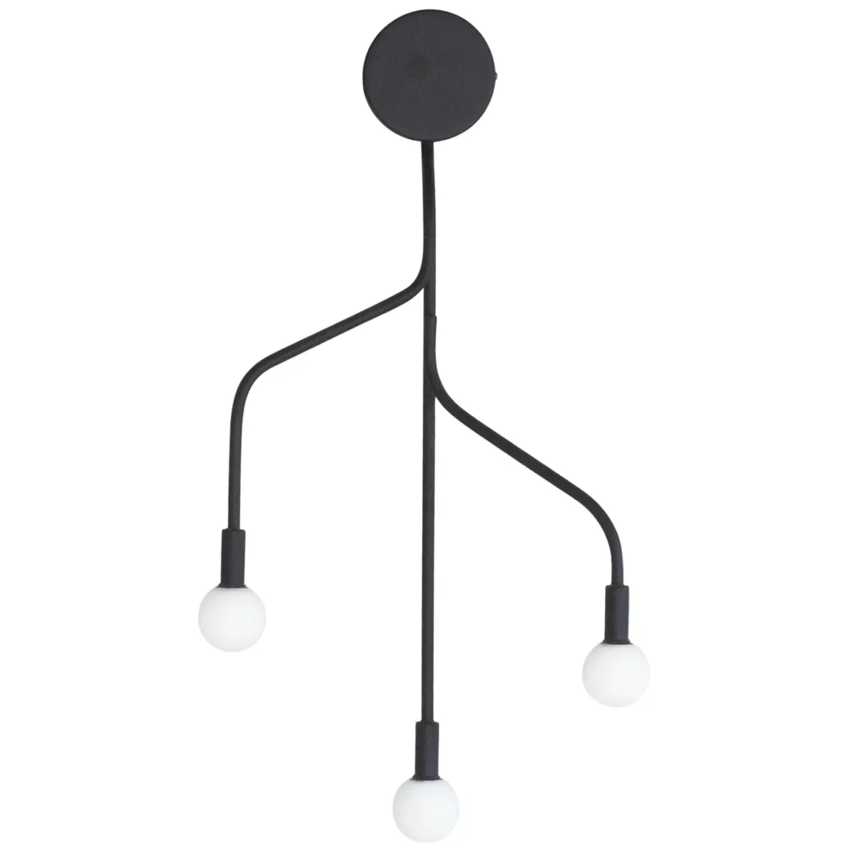 Vespera Wandleuchte, Schwarz – Bild 3