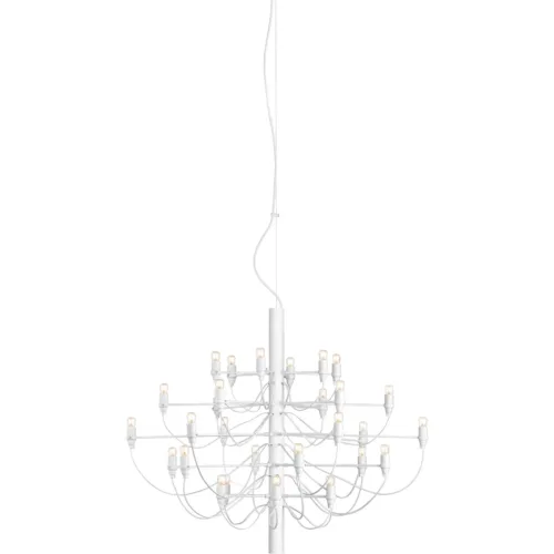 Villa/30 Sirafelli Kronleuchter LED, Mattweiß