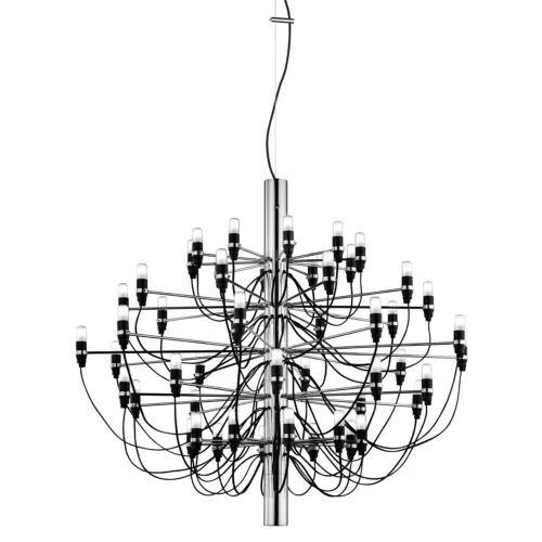 Villa/50 Sirafelli Kronleuchter LED, Chrom