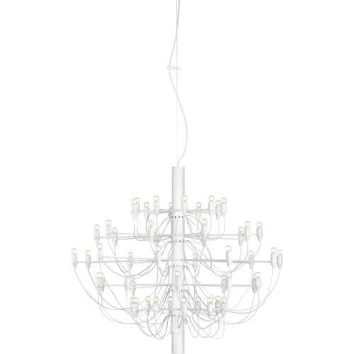 Villa/50 Sirafelli Kronleuchter LED, Mattweiß