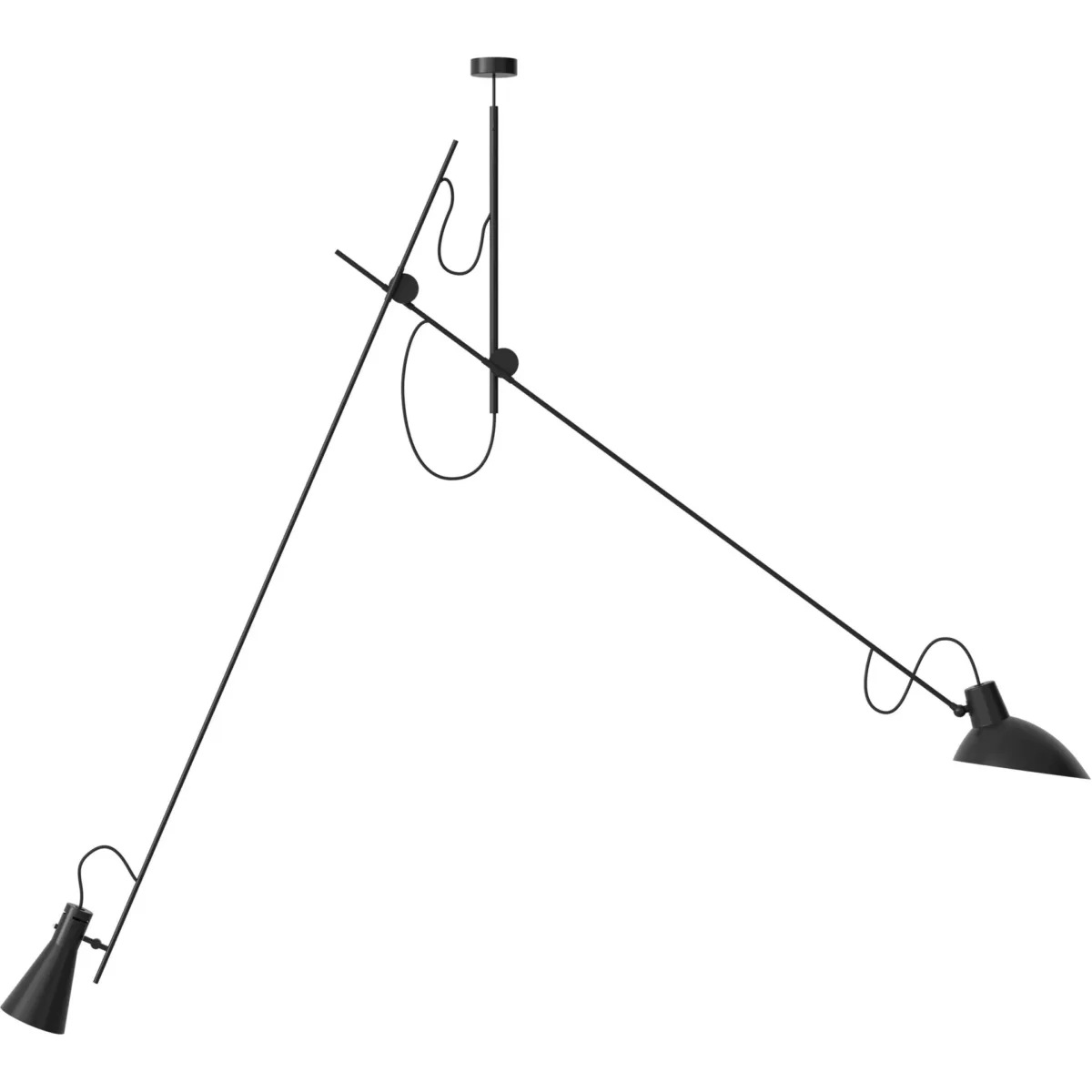 Viviana Ceiling Lamp, Black