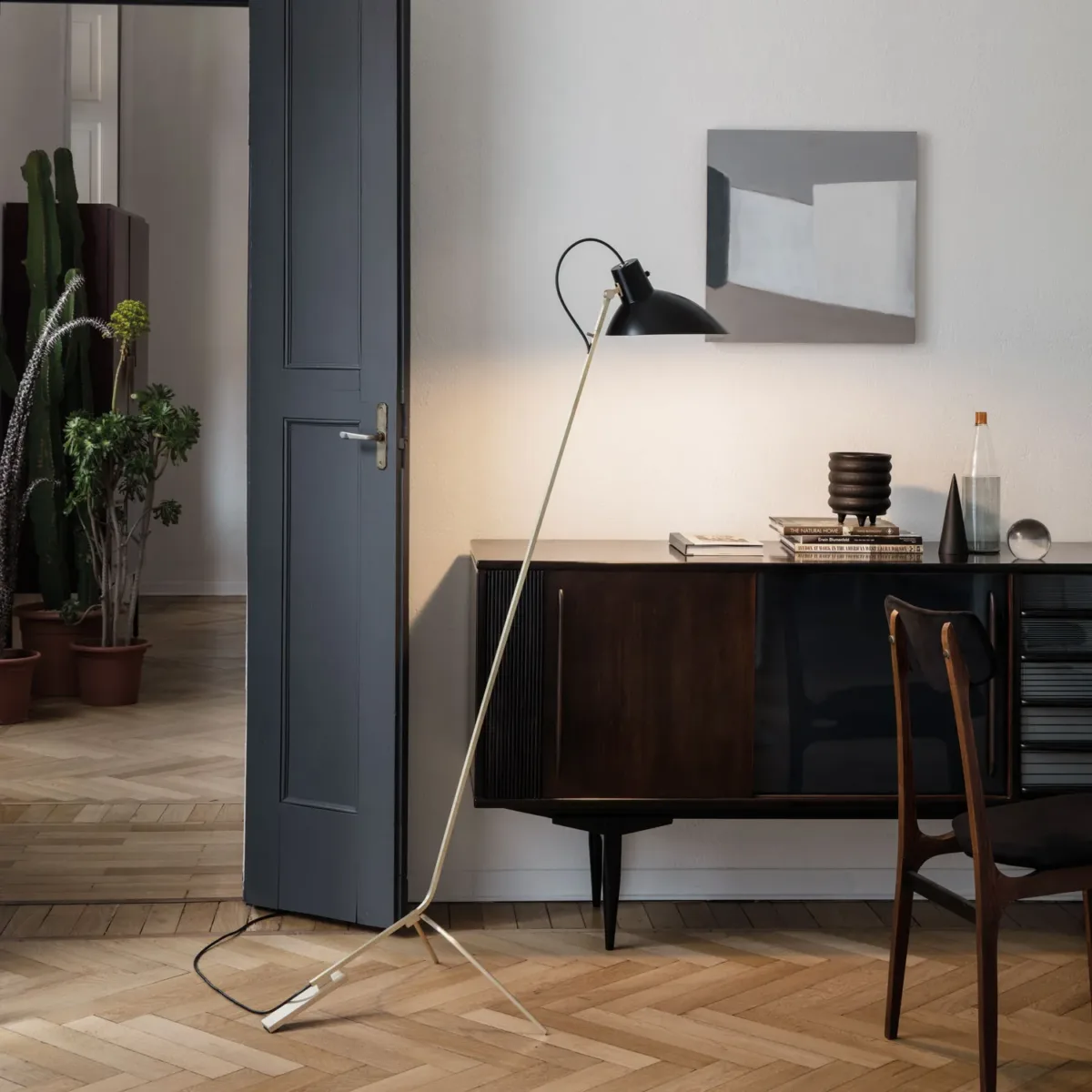 Viviana Stehlampe, Messing / Schwarz – Bild 2