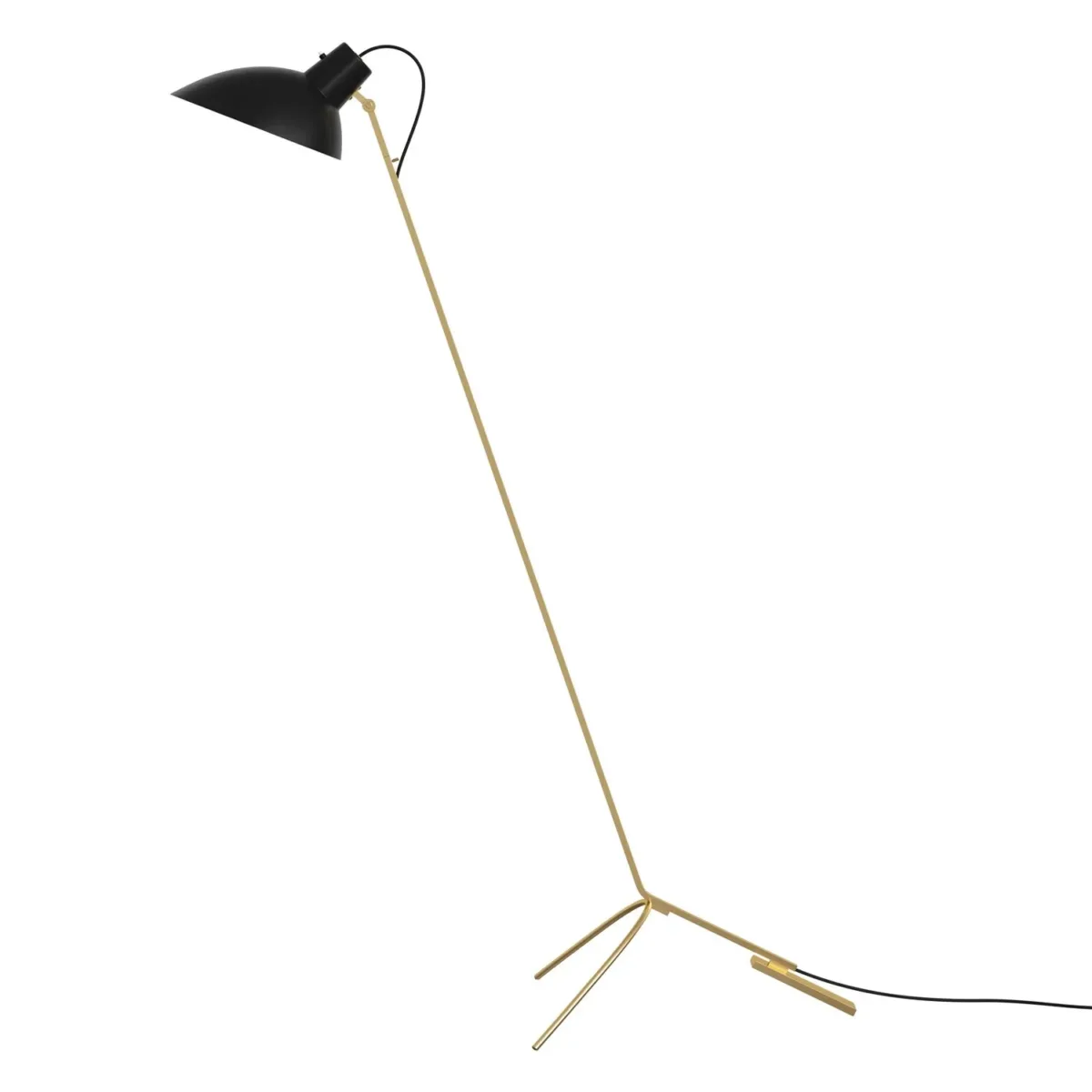 Viviana Stehlampe, Messing / Schwarz