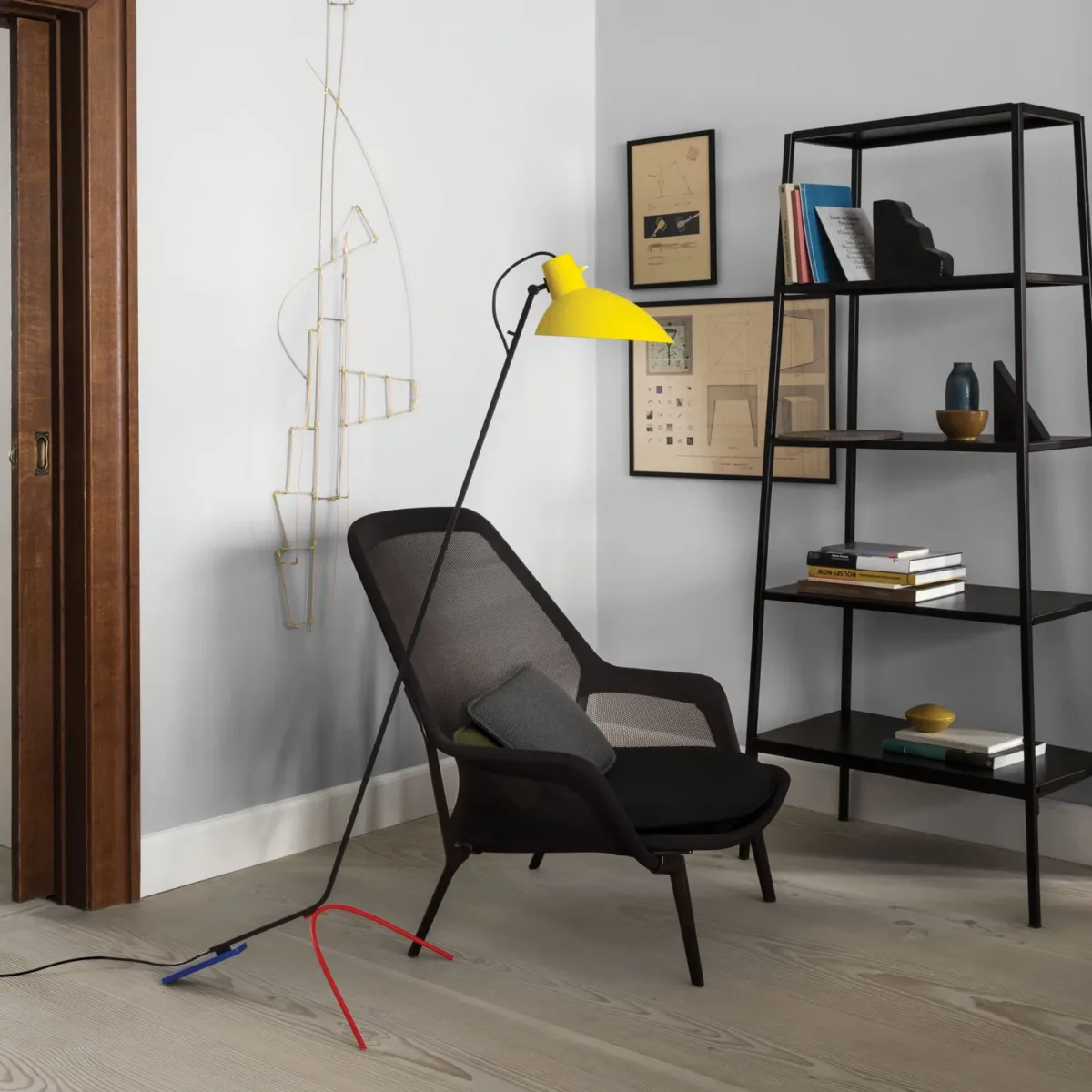 Viviana Stehlampe, Mondrian / Gelb – Bild 2