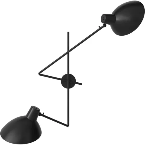 Viviana Twin Wandleuchte, Schwarz
